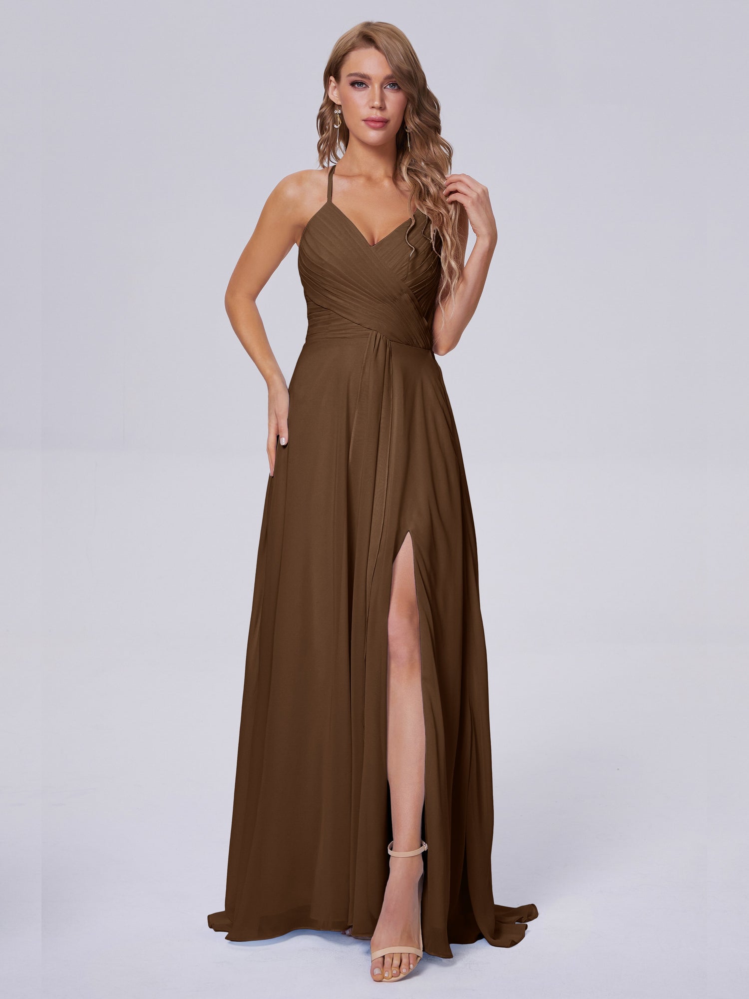 light brown dress